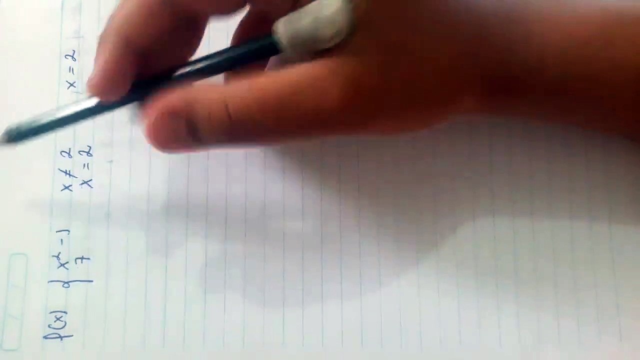 CALCULO I - CONTINUIDADE F(X) NÃO CONTINUA [EXERCÍCIO2]