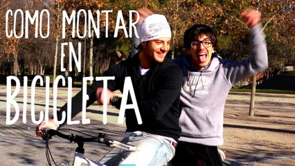 Cómo montar en bici. Dani Santos