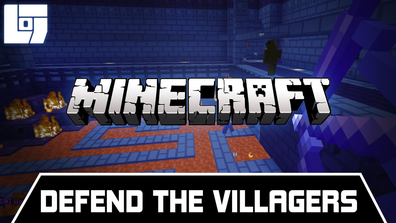 Session MINECRAFT - Defend the villagers - Legends Of Gaming