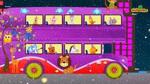 The Wheels On The Bus | Zoo Animal Song | Animals Nursery Rhyme | Kindergarten Baby Song | Rhymes |