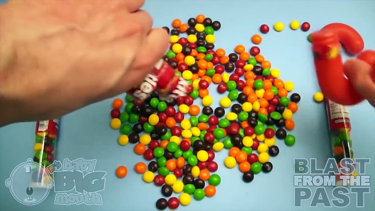 New Kandy Learn Colours with a Surprise Egg and a Skittles Rainbow!