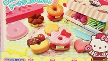 Hello Kitty Play Doh Donuts How to make Playdough Doughnuts DIY ハローキティ キャラクター サンリオ Dough