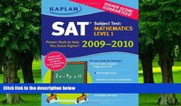 Price Kaplan SAT Subject Test: Mathematics Level 1 2009-2010 Edition (Kaplan SAT Subject Tests: