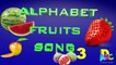 A is for Apple Alphabet song | Fruit Phonics Songs | 3D Animated Nursery Rhymes
