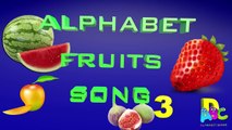 A is for Apple Alphabet song | Fruit Phonics Songs | 3D Animated Nursery Rhymes