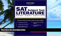 Best Price Kaplan SAT Subject Test: Literature 2006-2007 (Kaplan SAT Subject Tests: Literature)