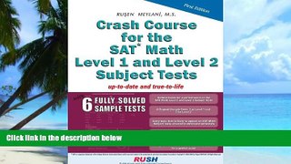 Price Crash Course for the SAT Math Level 1 and Level 2 Subject Tests Rusen Meylani PDF