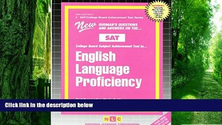 Best Price ENGLISH LANGUAGE PROFICIENCY (SAT Subject Test Series) (Passbooks) (COLLEGE BOARD SAT