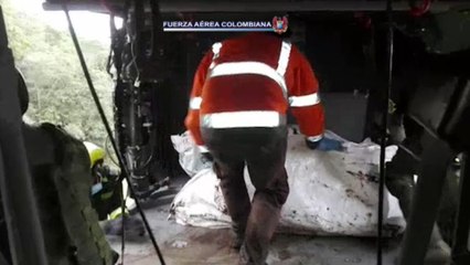 Fuerza Aérea traslada las víctimas del accidente aéreo