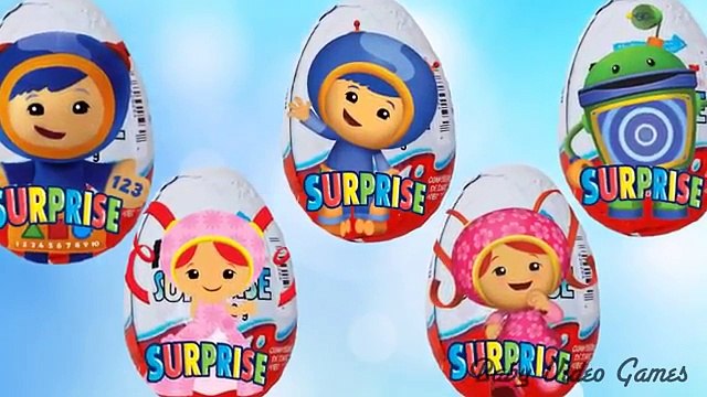 Team Umizoomi Finger Family Kinder Surprise Eggs Song | Alphabet ABC Songs for Children