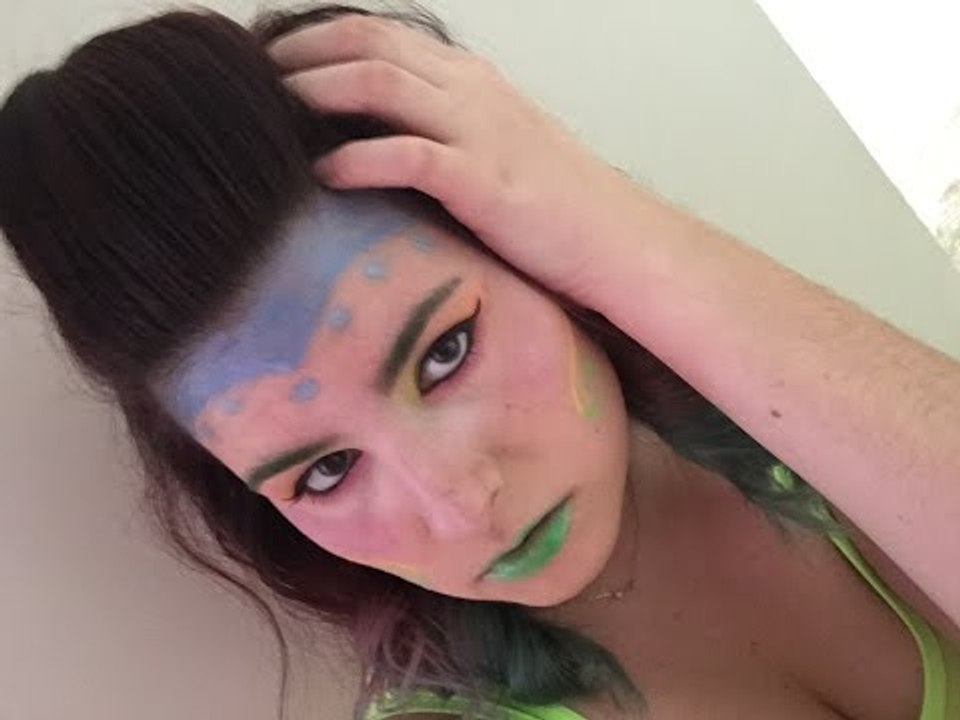 Galactic Neon! NYX Face Awards 2015 entry