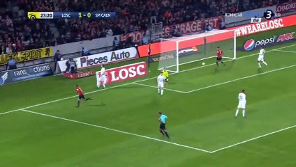 Naim Sliti Goal - Lille 2-0 Caen - 29.11.2016