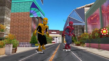 Yellow Hulk Vs Hulk Cartoon Finger Family Nursery Rhymes And Yellow Spiderman Vs Spiderman Fight