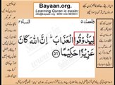 Quran in urdu Surah AL Nissa 004 Ayat 056B Learn Quran translation in Urdu Easy Quran Learning