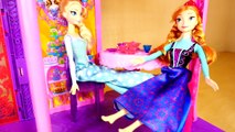 Frozen Anna Flies Barbie And The Secret Door Princess Castle Disney Elsa Doll House