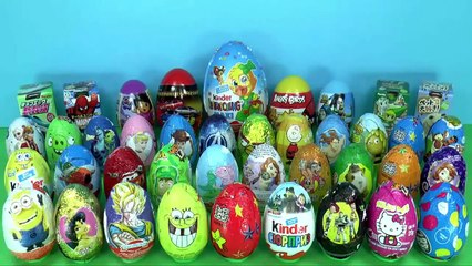 50 Surprise eggs Masha and the Bear Kinder Surprise Peppa Pig Dora the Explorer Surprise