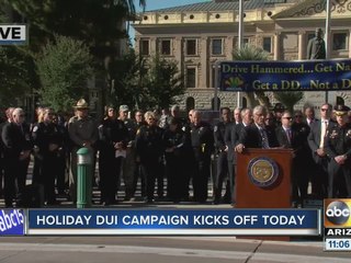 Holiday DUI campaign kicks off today in the Valley