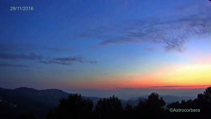 Timelapse 29/11/2016