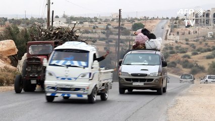 Al menos 1.200 sirios abandonan otro bastión rebelde