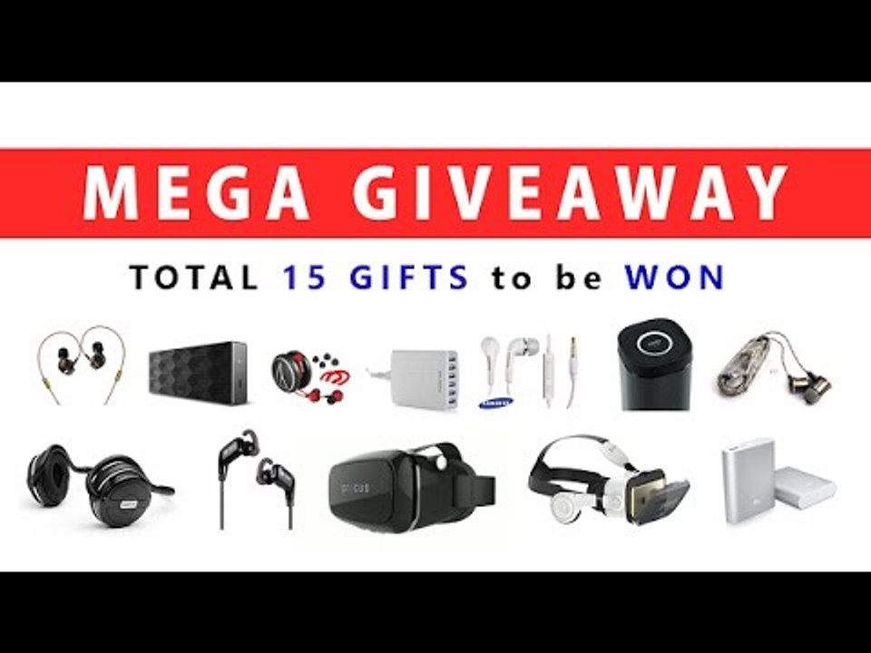 Mega GIVEAWAY!! 15 Things to be Won 