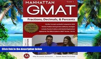 Pre Order Fractions, Decimals,   Percents GMAT Strategy Guide (Manhattan GMAT Instructional Guide