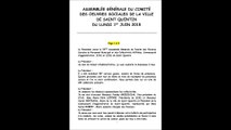ASSEMBLÉE GÉNÉRALE DU COMITÉ COS SAINT QUENTIN 2015 introduction