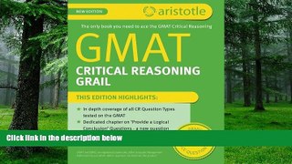 Best Price GMAT Critical Reasoning Grail Aristotle Prep On Audio