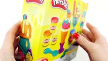 Unboxing Play Doh Ice Cream Treats Toys - How To Make Play-Doh Ice Cream with Plasticine