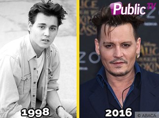 Johnny Depp : son évolution physique !