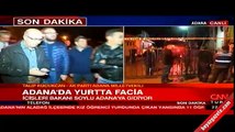 Adana'da kız öğrenci yurdunda yangın! Ak Parti Milletvekili Talip Küçükcan canlı yayına bağlandı