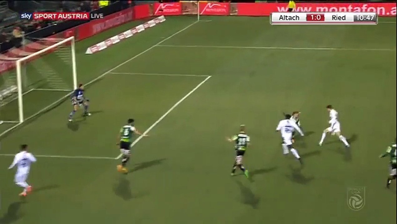 Altach vs Ried 1-0  Boris Prokopic Goal  Austrian Bundesliga 29-11-2016 (HD)