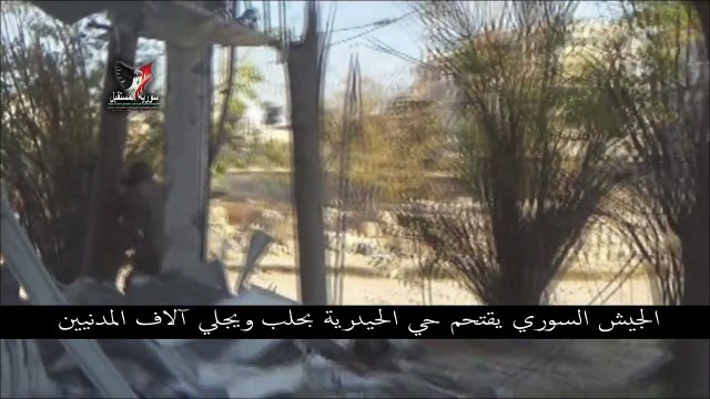 Алеппо, Сирия. Кадры боестолкновений с боевиками в Алеппо 28 ноября 2016