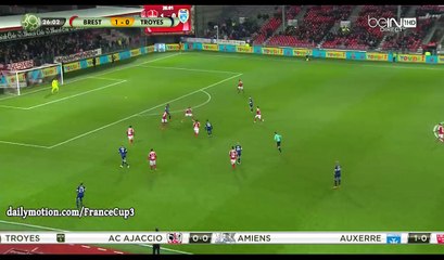 Adama Niane Goal HD - Brest 1-1 Troyes - 29.11.2016