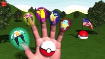 POKEMON GO BALLOON Finger Family & MORE | Nursery Rhymes for Children | 3D Animation