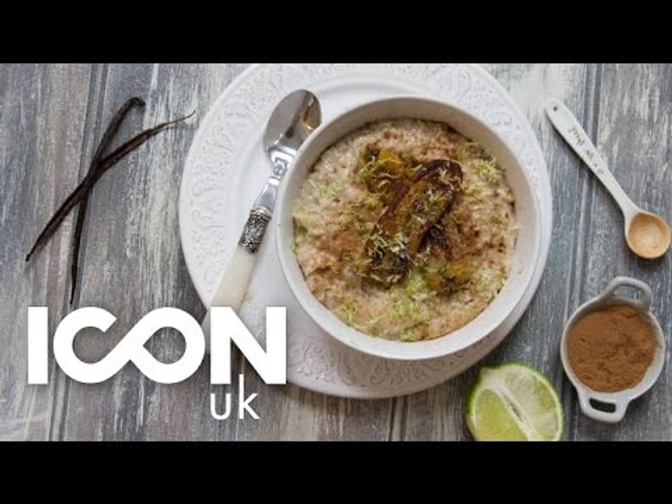 Quick Healthy Breakfast: Coconut Porridge with Caramelized Banana   |  Madeleine Shaw