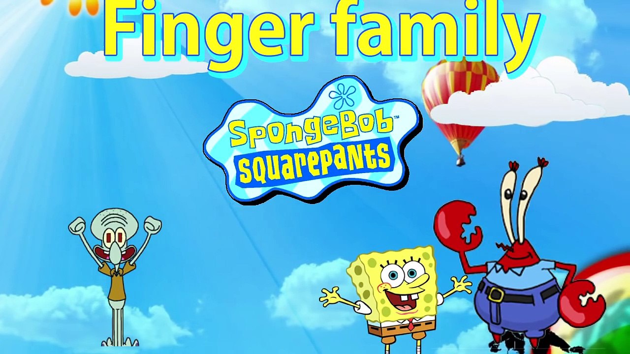 SPONGEBOB Finger Family Song - Rhymes for Children SPONGEBOB Finger Family