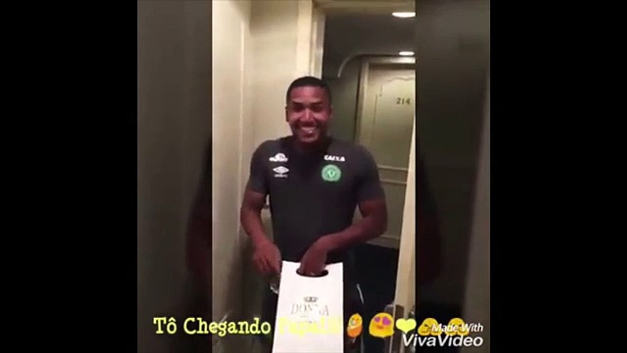 The victim striker "Chapecoense" recently learned that to become a father (Video)