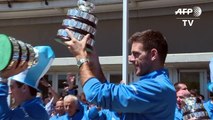 Tenistas argentinos celebran logro “histórico” en Copa Davis
