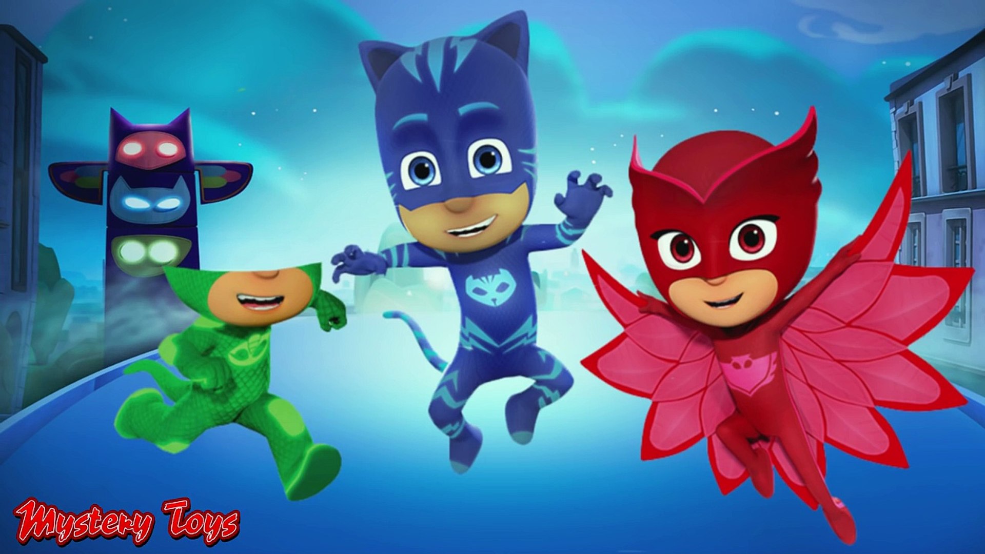 PJ Masks Catboy Owlette Gekko as Superheroes Batman Robin Batgirl Fun Videos  For Kids Mystery Toys - Vidéo Dailymotion