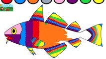 Renkleri Öğreniyorum | Çocuklar için Balık Boyama Oyunu
