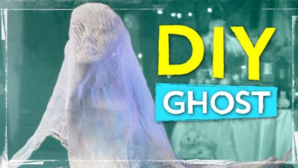 DIY Floating Ghost  ∞ Halloween DIYs