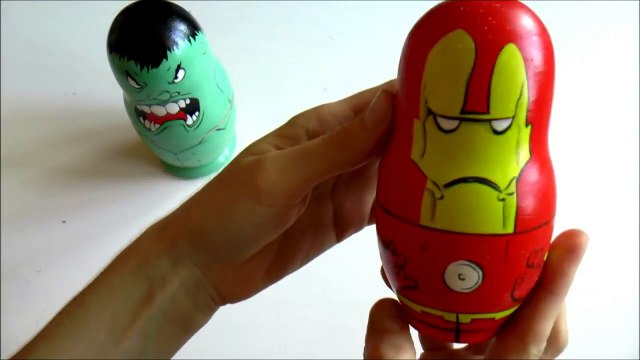 Мультик. Какие сюрпризы прячут в себе матрешки Супергерои Марвел. Superheroes. Marvel.