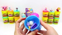 GIANT Littlest Pet Shop Penny Ling Play-Doh Surprise Egg ; Shopkins Hello Kitty Yoohoo
