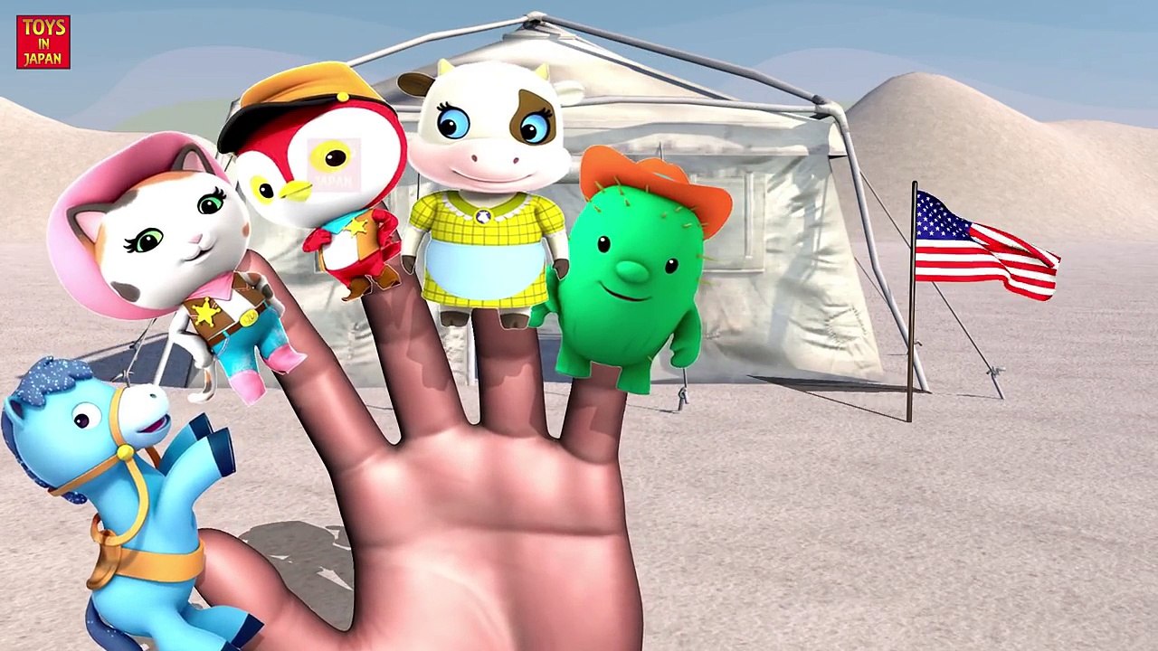 SHERIFF CALLIES WILD WEST Finger Family & MORE Nursery Rhymes for