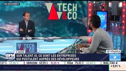 Sur Talent.io, ce sont les entreprises qui postulent auprès des développeurs - 29/11
