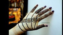 Easy DIY:Beautiful jewellery style mehndi design tutorial for diwali and eid