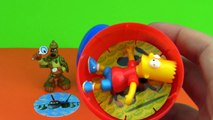 3 surprise Eggs Scooby Doo Simpson Family Goofy Planes Big Hero Toy Story