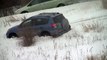 Car in a ditch, Snow Storm, Extreme Cold Minnesota,winter freeze minnesota,Polar Vorex ,