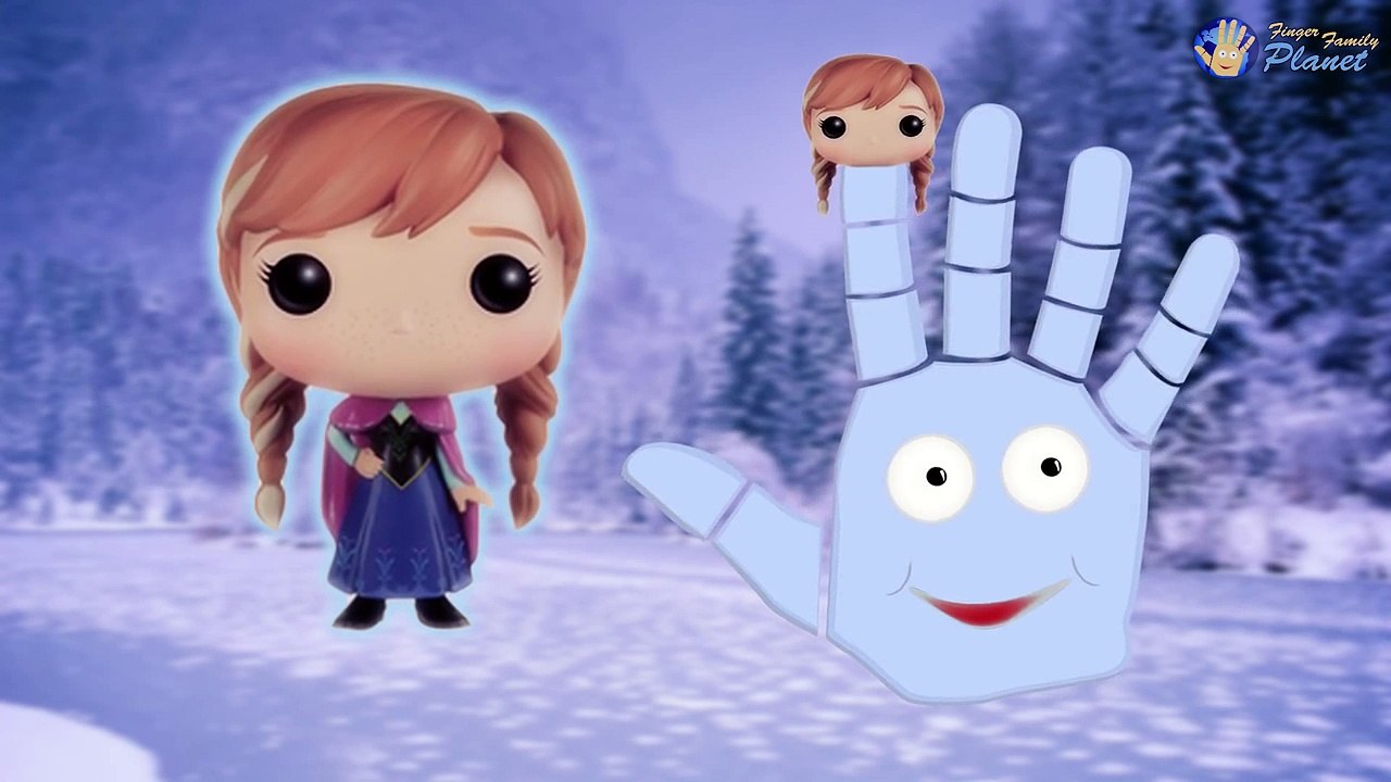 FROZEN TOYS Daddy Finger Nursery Rhyme | Finger Family Planet