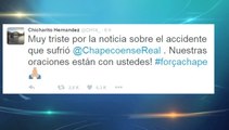 Futbolistas mandan apoyo por redes sociales